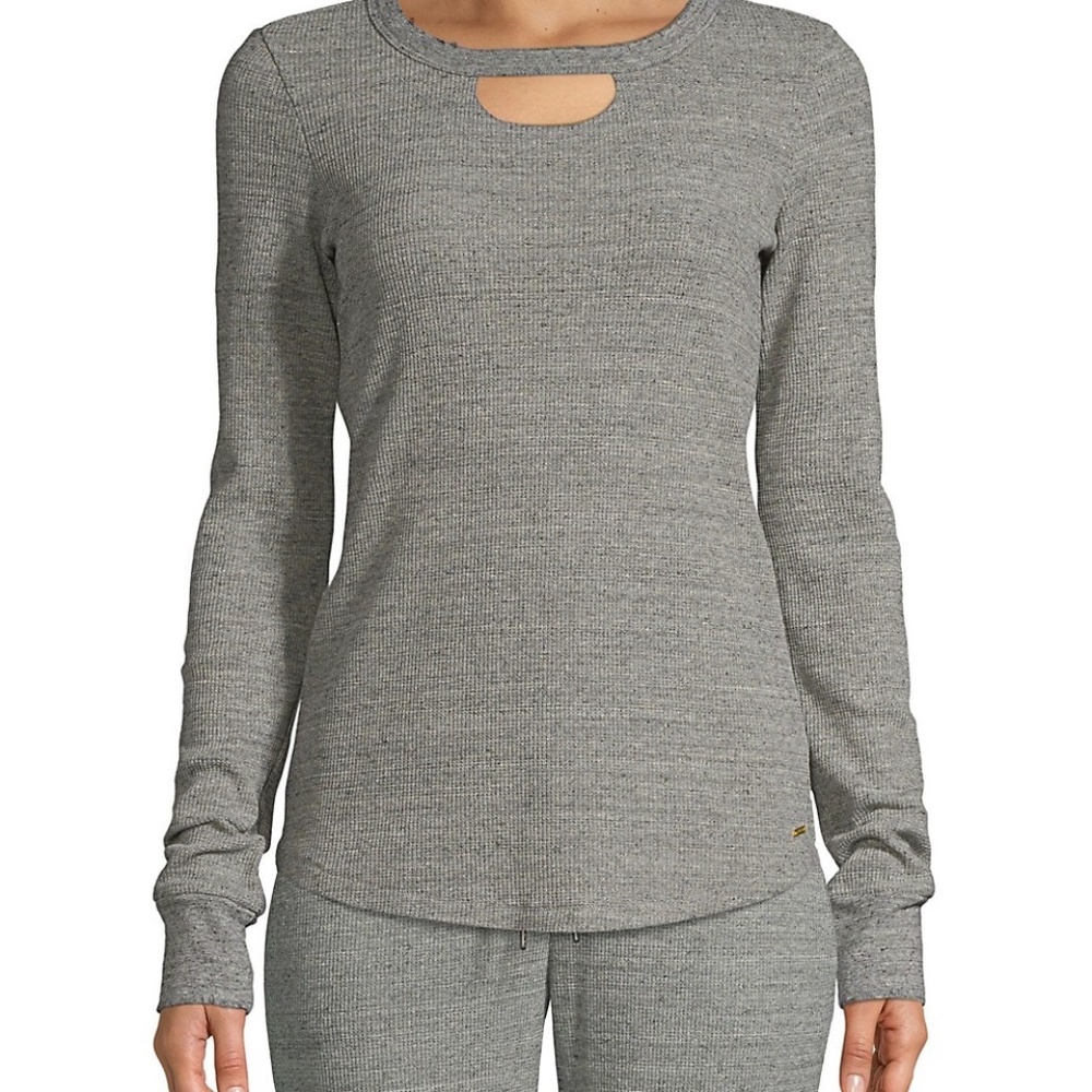 EUC n:philanthropy Dash Waffle L/S Shirt SZ S